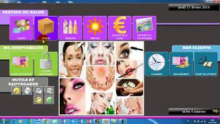 Logiciel de gestion salon de beauté [upl. by Aiceled123]