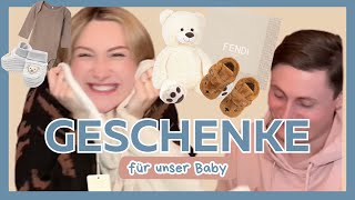 Wir packen GESCHENKE aus die wir zum GENDER REVEAL für unser Baby bekommen haben 👶🏻💙  diewalsers [upl. by Eriuqs288]