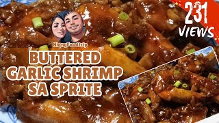 Buttered garlic shrimp leveled up with Sprite [upl. by Tiebold]