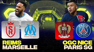 🔴 NICE  PSG lOGC pour la LDC   REIMS  MARSEILLE lOM pour lEurope   LIGUE 1  LIVEDIRECT [upl. by Asined160]