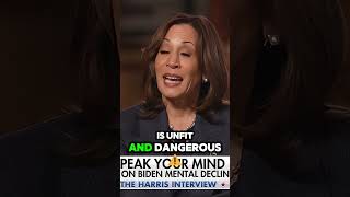 Pt 22 Bret Baier interviews VP Kamala Harris Kamala wont admit Joe Biden was unfit to run again [upl. by Sandy]