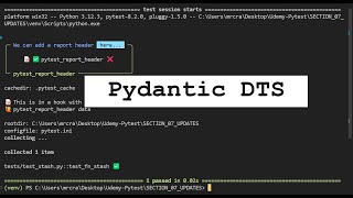 PyTestFullStack TOOLBOX  01 Pydantic DTS Intro [upl. by Glaser364]