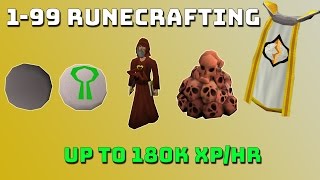 199 Runecrafting Guide Runescape 3 Fast amp Afk Methods [upl. by Joktan816]