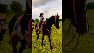 Dhruvi Horse Riding  horse horses ghoda horseriding horselover ytvideo shortsfeed [upl. by Krasnoff]