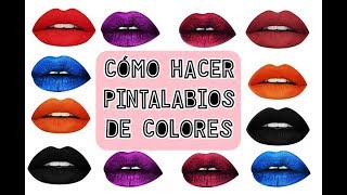 Cómo hacer pintalabios casero fácil ¡Con productos que tienes en casa [upl. by King948]