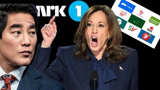 «Alle norske medier og politiske partier er for at Kamala Harris vinner valget» sier nrk [upl. by Shaw553]