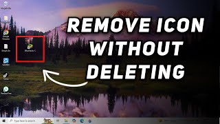 How to Remove Programs Icons from Desktop Without Uninstalling Easy amp Simple [upl. by Portia]