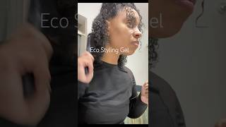 ❤️ Eco Styling Gel Coconut oil curlyhair naturalhair afrohair hairtok ecogel shorts short [upl. by Ihn]