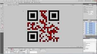 Timelapse de la vectorización de un QR [upl. by Farny]