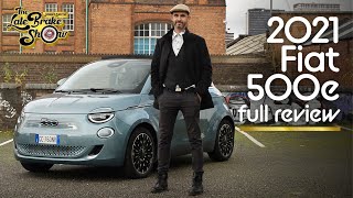 New 2021 Fiat 500 e EV drive review  The Late Brake Show [upl. by Elletse]