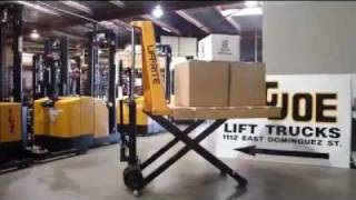 Big Joe Ergolift  High Lifting Pallet Truck [upl. by Enyledam]