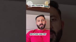 🏏Junaid Khan Cricketer  Exciting message  Bahria Premier League 2024  LIVE  SportsEyePK [upl. by Berriman876]