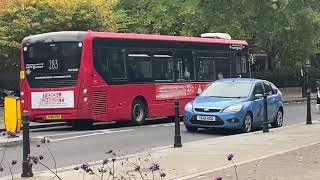 Here is the E200 MMCs on the 283 to East Acton and the 283 to Hammersmith at Commonwealth Avenue￼ [upl. by Aizahs]