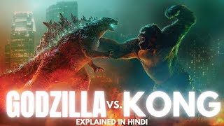 Godzilla vs Kong 2021 Film Explained In Hindiहिन्दी [upl. by Adiraf45]