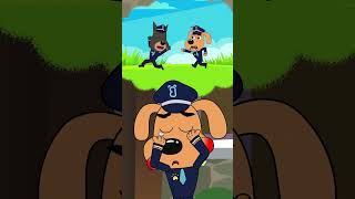 The Saddest story of Sherifflabrador Cartoon Animation sherifflabrador subscribe shorts [upl. by Neyuq]