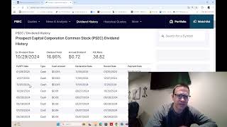 Major News for Prospect Capital PSEC Nov 13 2024 [upl. by Akelam]