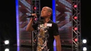 The X Factor 2009  Curtis Moore  Auditions 6 itvcomxfactor [upl. by Arammat441]