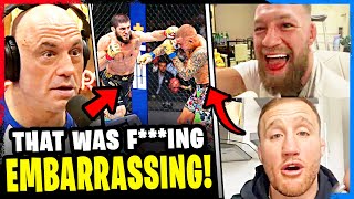 MMA Community Reacts  Islam Makhachev vs Dustin Poirier HIGHLIGHTS UFC 302 [upl. by Niajneb]