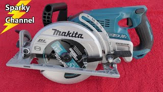 Makita 7 14quot Rear Handle 36V Circular Saw XSR01PT Review and Demonstration [upl. by Florin48]