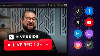 See the NEW Live Streaming Tools in Riverside  Full Guide [upl. by Ecnahc846]