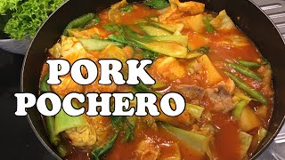 PORK POCHERO RECIPE  HOW TO COOK FILIPINO PORK POCHERO  Pepperhona’s Kitchen [upl. by Aimal]