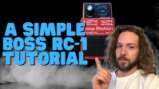 RC1 Loop Station Demonstration BOSS Sound Check [upl. by Dill]