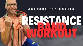 Beginner Full Body Workout With Resistance Bands [upl. by Lletram]