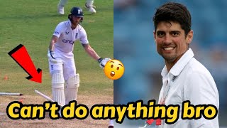 Alastair Cook commenting on Stokes’ dismissal explained how helpless Stokes was in the situation [upl. by Betti986]