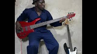 Munsi yawo by simon kabera Bass cover by Israel Iracyaturagiye bassist [upl. by Anitap]