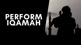 Iqamah  Second Call for Prayer [upl. by Yarvis]