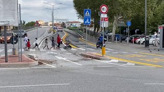 Padova dopo il cantiere riapre il cavalvacia di Borgomagno [upl. by Erkan]