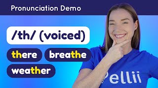 Pronouncing th voiced – English Pronunciation Lesson Part 1 [upl. by Aneeg136]