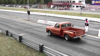 1969 Chevy Stepside Runs the 14 Mile at Alaska Raceway [upl. by Llib]