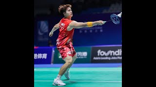 One of the hardest hitters in the world badminton doubles match Arctic Open 2024 badminton [upl. by Barbee]