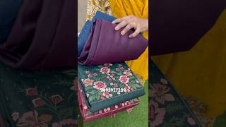 Nov 17 2024 Restock Unstitched salwarsuits Full video on YouTube Contact WhatsApp 9495927289 [upl. by Haff]