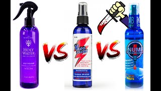 Ultimate Guide to Tattoo Numbing Sprays Vasocaine vs Holy Water vs Pro Numb  Justin Tyme Reviews [upl. by Helge]