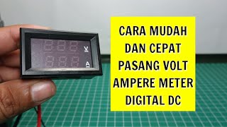 Cara Pasang Volt Ampere Meter [upl. by Firmin]