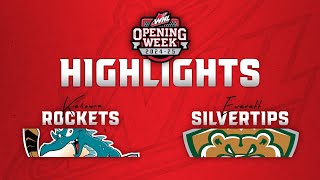 Kelowna Rockets at Everett Silvertips 929  WHL Highlights 202425 [upl. by Hadsall]