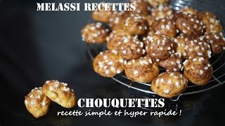 Chouquettes – recette simple et hyper rapide  Melassi Recettes [upl. by Dever]