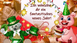 Silvester Grüße 🎉 einen guten Rutsch ins 2024 🎊 und ein gesundes neues Jahr 🍾 Happy new Year 🍀 [upl. by Vivianne]