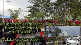 2022 Election  BONG BONG MARCOS  PRESIDENT  BBMSARA CARAVAN  MALOLOS CITY [upl. by Licec676]