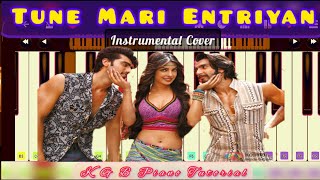 Tune Maari Entriyaan Instrumental  Gunday  Priyanka Chopra Ranveer Singh  KGBPianoTutorial [upl. by Enrobialc]