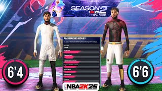 SEASON 2 FIXED DRIBBLING FOR TALL GUARDs 🤯  the BEST DRIBBLE moves for ALL PGs in NBA 2k25 [upl. by Ynetruoc]