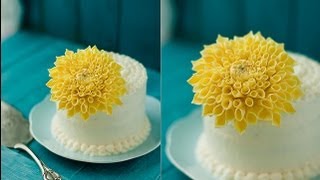 Tutorial Fiori in Pasta Zucchero Gumpaste Dahlia Flower [upl. by Winwaloe]