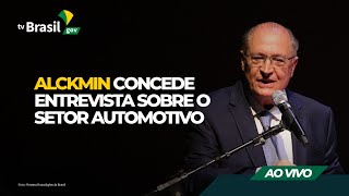 AO VIVO  Alckmin concede entrevista sobre o setor automotivo [upl. by Harbird226]