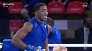 Fernando Arzola CUB vs Gerlon Congo ECU World Olympic Qualifiers 2024 QFs 92kg [upl. by Raamal824]