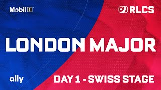 RLCS London Major  Day 1  Swiss Stage  Main Stream [upl. by Tepper453]