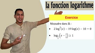 fonction logarithme 2 bac exercices  logarithme décimale équation  logarithme de base a inéquation [upl. by Templeton488]