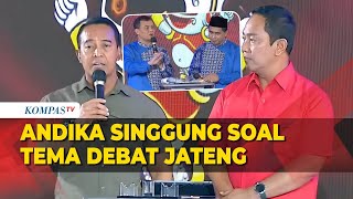 Luthfi Ungkit UMR Jawa Tengah Andika Singgung soal Tema Debat Pilkada Jateng [upl. by Enitsirhc139]