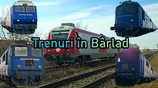 Trains in Bârlad  Trenuri în Bârlad  23022024 [upl. by Alleinnad]